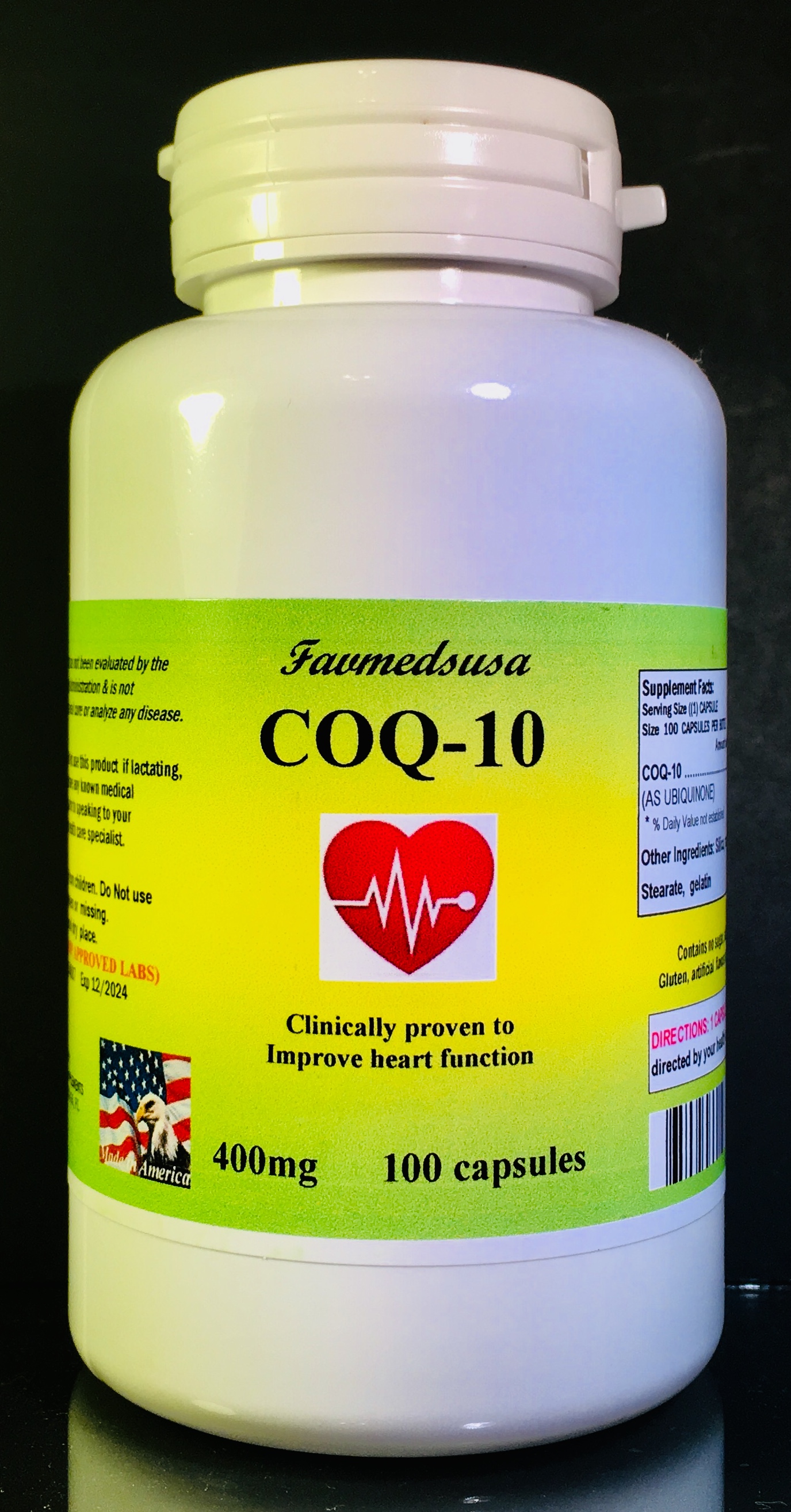 CoQ-10 400mg - 100 capsules